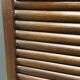 Antique mahogany roll-top filing cabinet with 10 drawers
