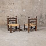 Pair of low chairs