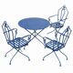 Antique wrought iron garden furniture (table and chairs)