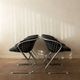 Italian Chrome Flynn Dining Chairs Gastone Rinaldi Thema, 1970s, Set of 4