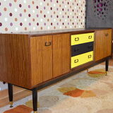 Scandinavian sideboard & vintage revamped teak