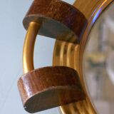 Art Deco round mirror tray
