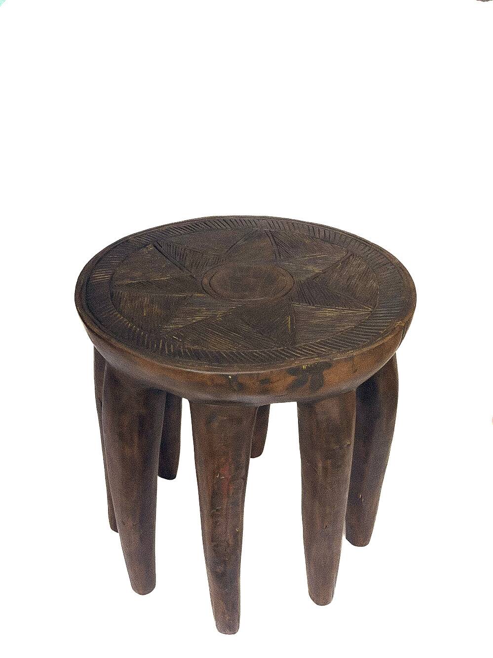 Large Nupe Stool 8 feet 50 cm – Solid wood tribal sculpture, piece