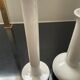 Trio de vases soliflores en céramique émaillée Germany