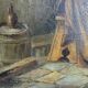 Granval: oil painting on canvas depicting a tasting scene in the cellars of a monastery.
