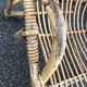 Fauteuil rotin vintage, 1960
