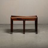 Kurt Østervig Rosewood Nesting Tables Model 223 for Jason Møbler, Denmark