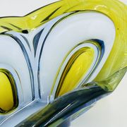 Coupe design en verre de Bohême Chribska