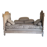 Upholstered Louis XVI bed