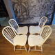 Suite 4 chairs Scandinavian windsor