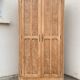 Armoire parisienne panneautée en bois brut, 1930