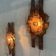Raw expressive wall sconces by Francesco Pasinato