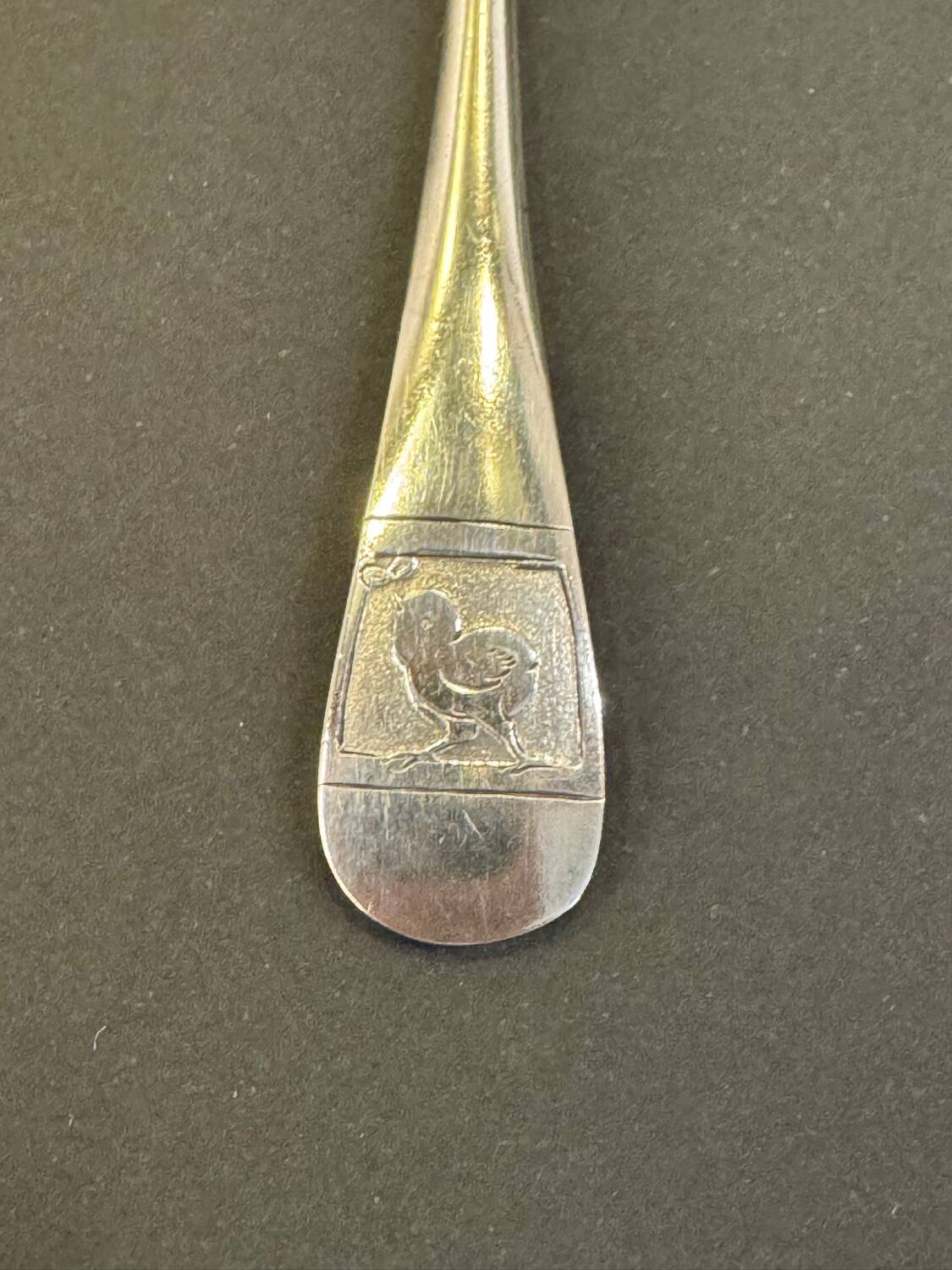Silver-plated egg cup
