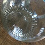 Light green glass jar