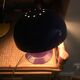 Metal purple mushroom lamp