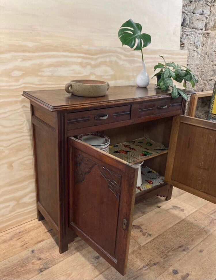 Buffet parisien art déco en bois