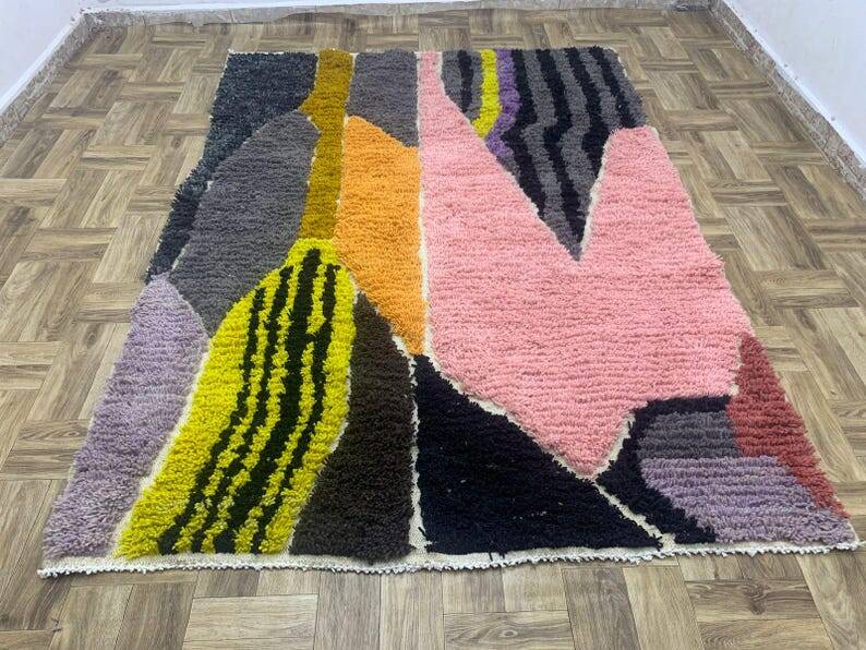 Azilal woven wool rug 250cmx150cm