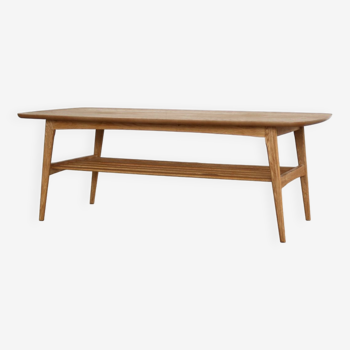 Scandinavian oak coffee table