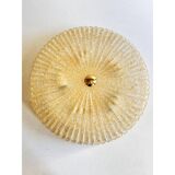 Venetian Gold "Graniglia" Murano Glass Flush Mount