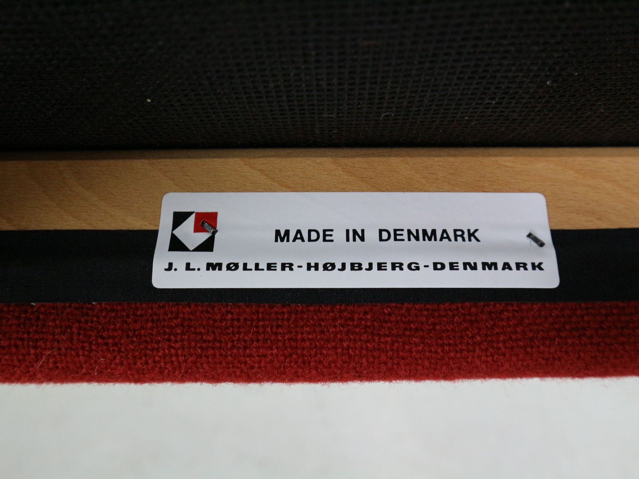 4 chairs model 84 by Niels Otto Moller for Højbjerg, Denmark 1970s