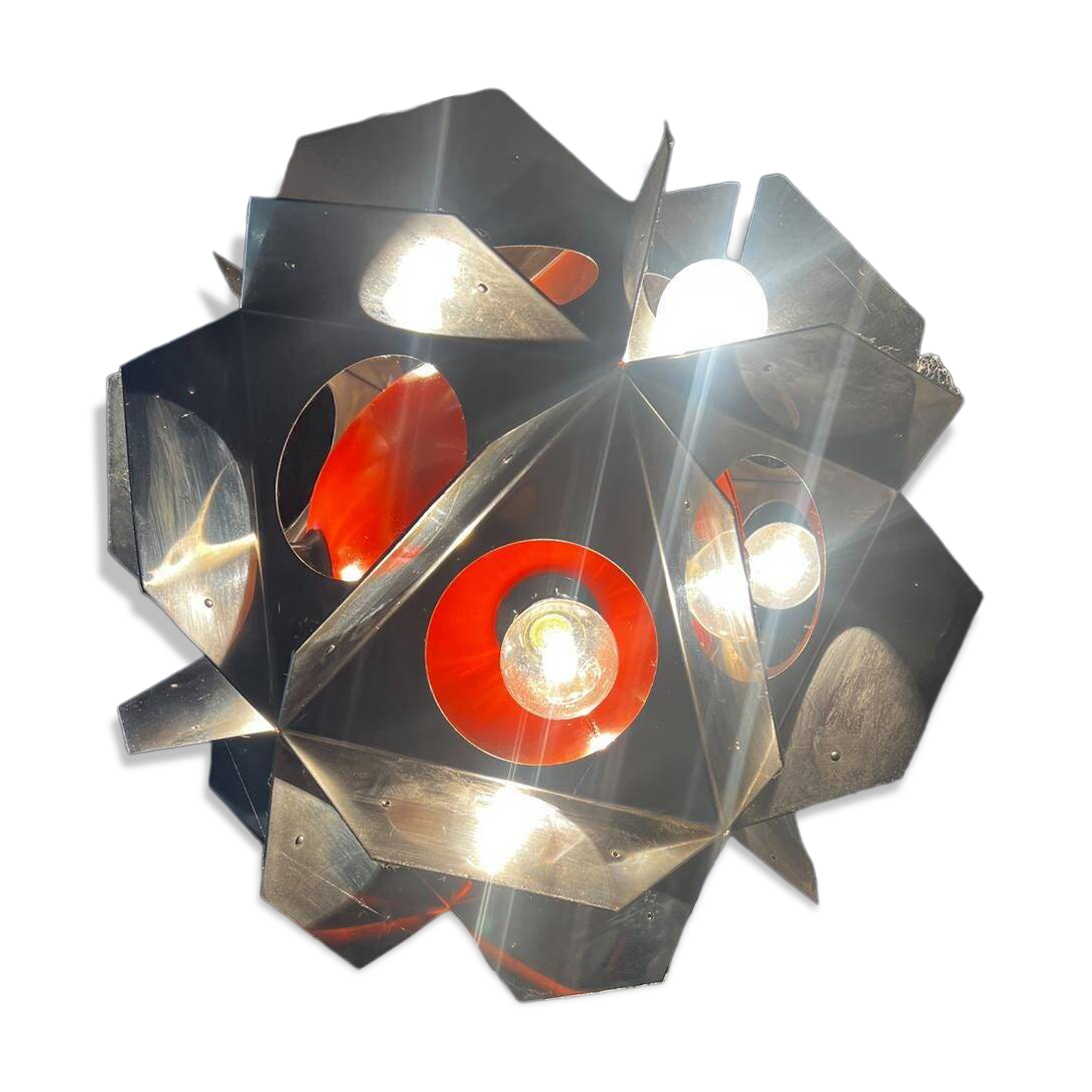 Vintage Space Age Pendant Lamp/Chandelier