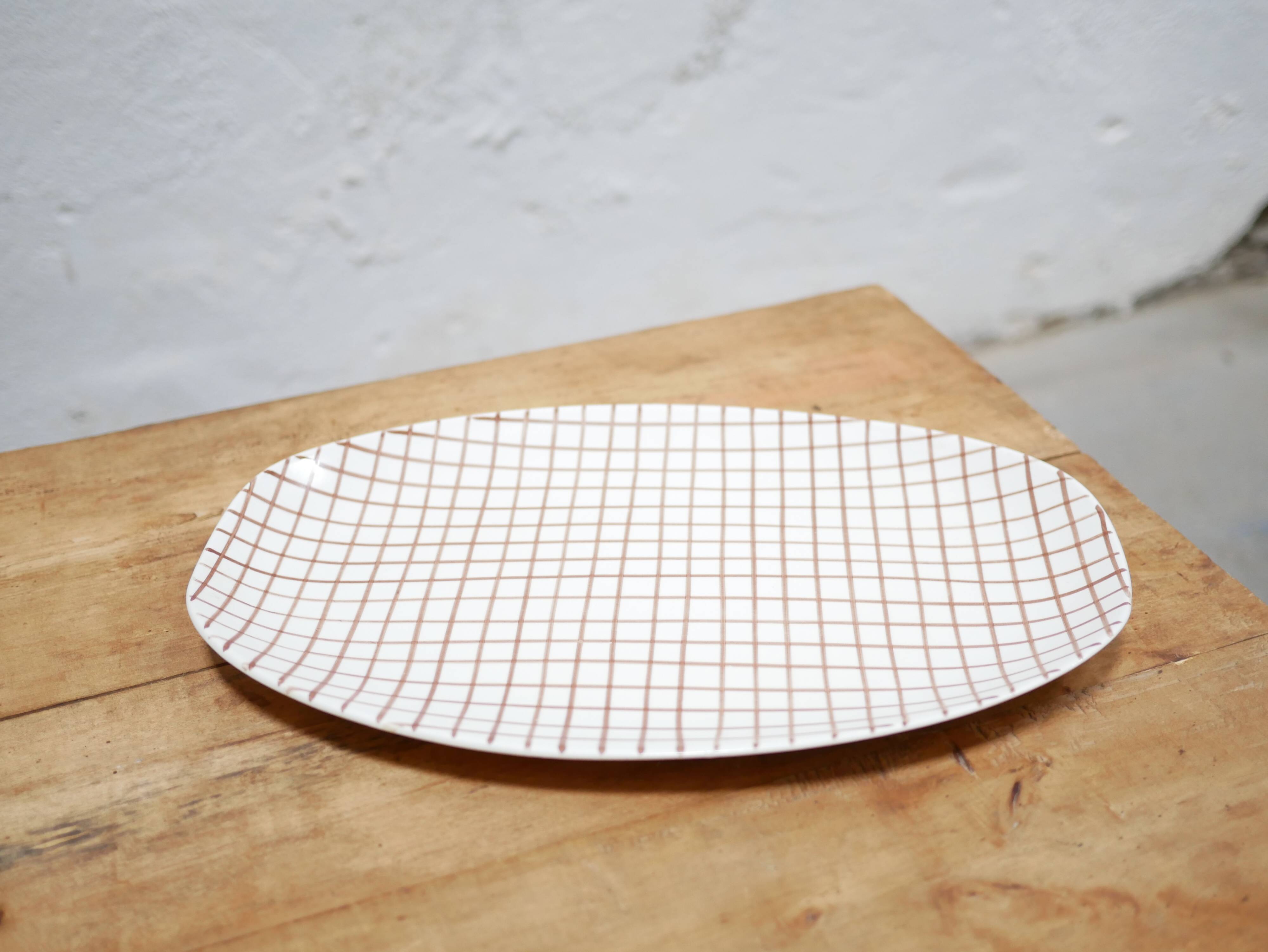 Vintage ceramic dish by the Longchamp manufacture, France