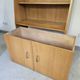 Bibus library chest wooden golden oak vintage 50s 60s 70s