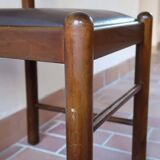 4 brutalist skai chairs (3 lots available)