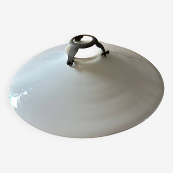 White opaline pendant light