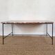 Rosso marble coffee table