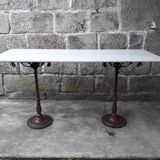 Bistro table marble top 145.5 cm