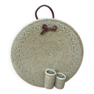 Beige Ceramic Pendant Light Vintage Hanging Decoration #B622