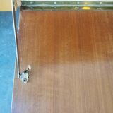 Small vintage blond wood sideboard