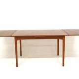 Teak "wallet" dining table, Sweden, 1960s