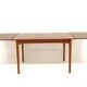 Teak "wallet" dining table, Sweden, 1960s