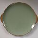 Plat à tarte Villeroy & Boch céladon et or
