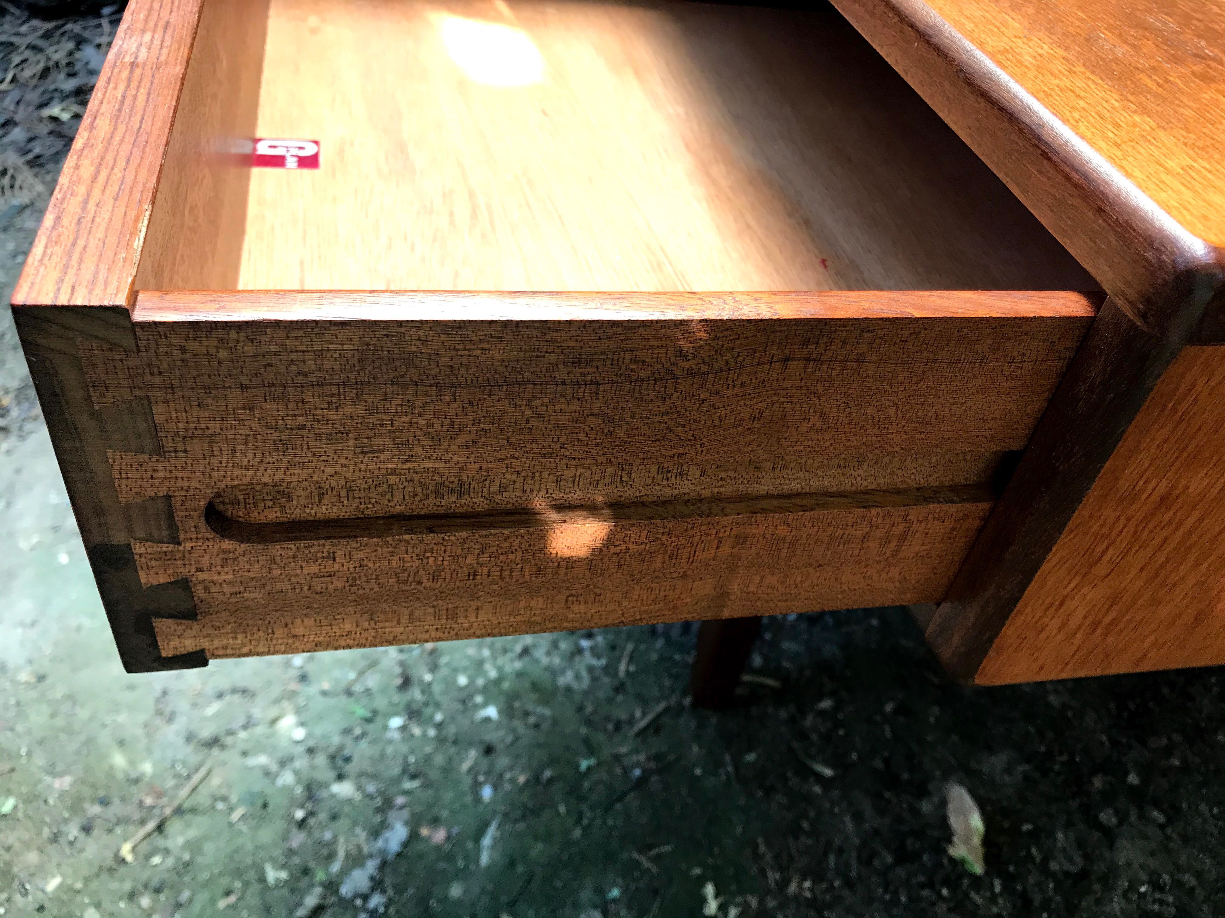 Pair of GPlan night tables in teak 60s