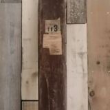 Pair of wooden ski & vintage ski poles year 1940