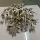 Crystal Flower Tole Flushmount 