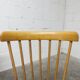 Baumann desk and its matching chair 1960 formica wood and black with green seat