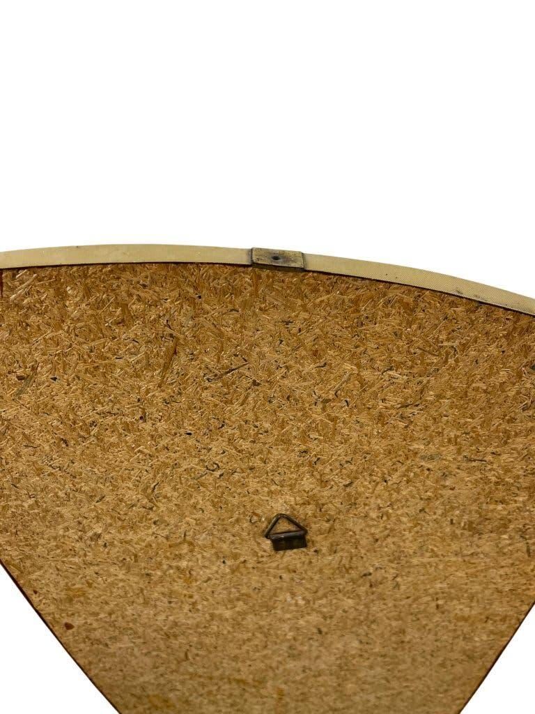Vintage gold rockabilly wall mirror