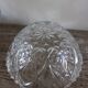Lot 9 coupelles bols verre ciselé transparent vintage