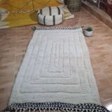 Handmade wool Berber rug 150 X 100 CM