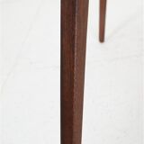 Rare mid-century walnut side table / coffee table with shelf by Jørgen Aakjær Jørgensen for Møbelintarsia / Danish modern design / 1960s