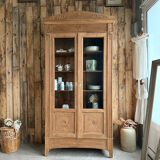 Art Deco display cabinet in oak (renovated)