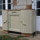 Art Deco sideboard in renovated solid oak – marble top