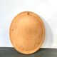 Oval wooden mirror 31x37cm