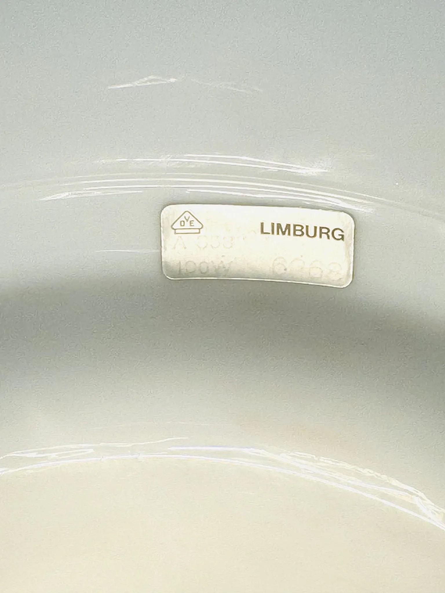 A-858 Table Lamp By Glashütte Limburg, Germany, 1960S