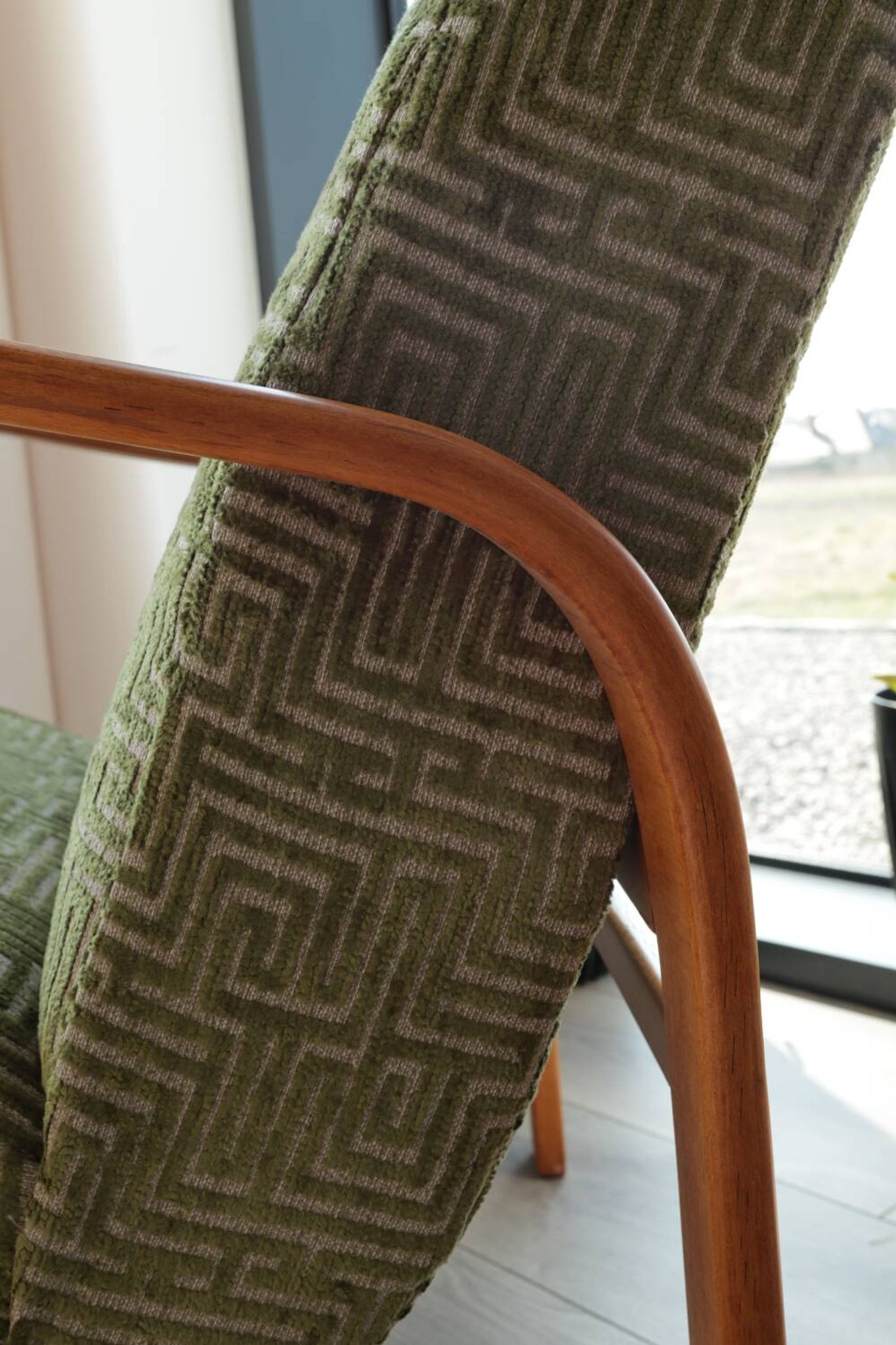Classic vintage armchair by A. Kropacek and K. Kozelka, Czechoslovakia, 1950s