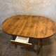 Vintage aluminum/wood table 1960/70